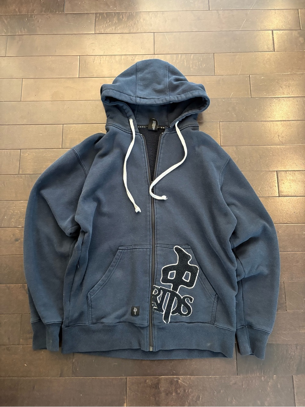 Rids skate brand zip up hoodie